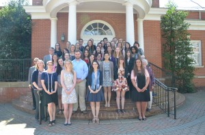 Members of the Kappa Chapter of Virginia at the 2014 induction ceremony.