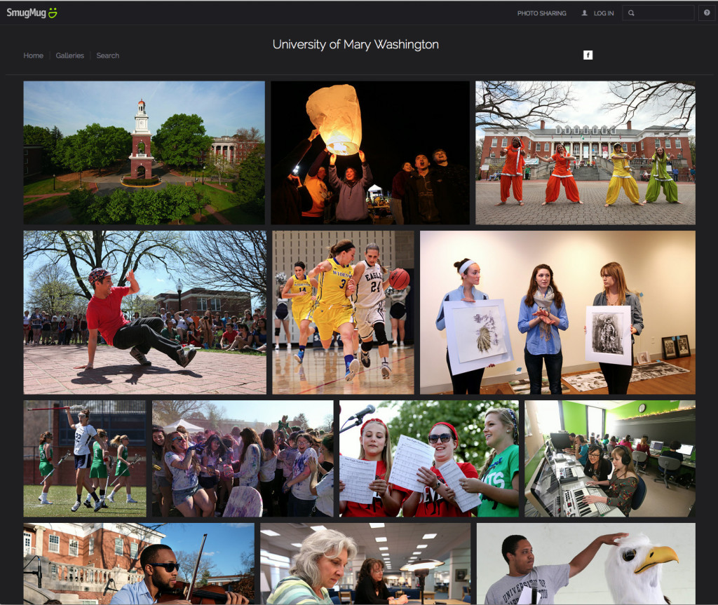 UMW SmugMug photo site