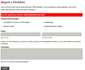 Submit a report