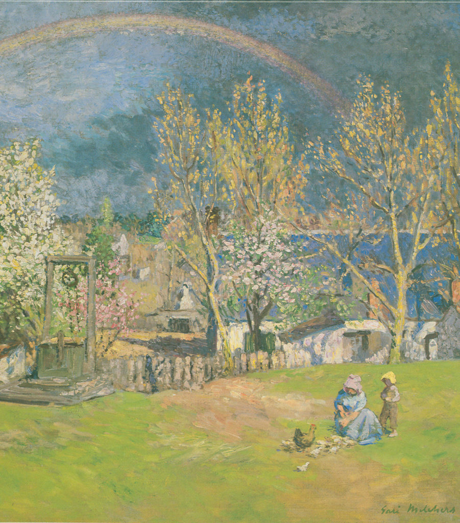 Gari Melchers (American, 1860-1932) Rainbow, Circa 1925, Oil on canvas, Morris Museum of Art, Augusta, Georgia