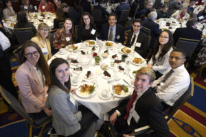 UMW students at the Northern Virginia Conservation Trust luncheon.