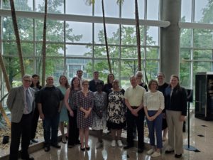 Group photograph of all the presenters at the 2019 VIVA Collections Forum.