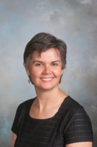 Jackie Gallagher, associate professor of geography, is this year's Topher Bill Service Award recipient.