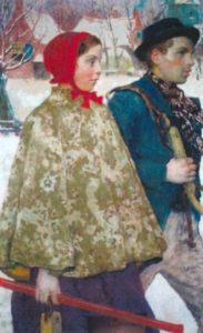 "Winter" by Gari Melchers.