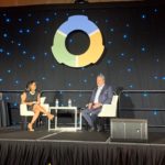 Kimberley Buster-Williams, UMW's Vice President of Enrollment Management, headlined the 29th Annual Strategic Enrollment Management Conference, along with D. Mark McCoy, President of DePauw University.