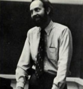 Donald E. Glover as pictured in the 1971 edition of The Battlefield.