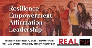 Real Talk, Nov. 4, 8:30-10 a.m.