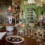 The interior decorations were arranged by Belmont Assistant Director and Curator Joanna Catron using Mrs. Melchers&rsquo; journal entries and archival materials to inspire the look and warmth of the welcoming home.