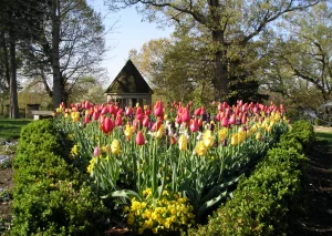 The grounds at Gari Melchers Home & Studio, which are overseen by Garden Manager Jody Wilken.