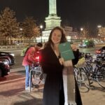 UMW senior Brianna Kenealy, seen here in Paris, filled her four college years with the courses it took to find a meaningful career, along with plenty of travel abroad and soccer. She&rsquo;ll graduate Saturday at the University of Mary Washington&rsquo;s 114th Commencement.